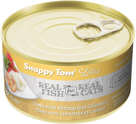 Snappy Tom Lites Tuna With Shrimp And Calamari